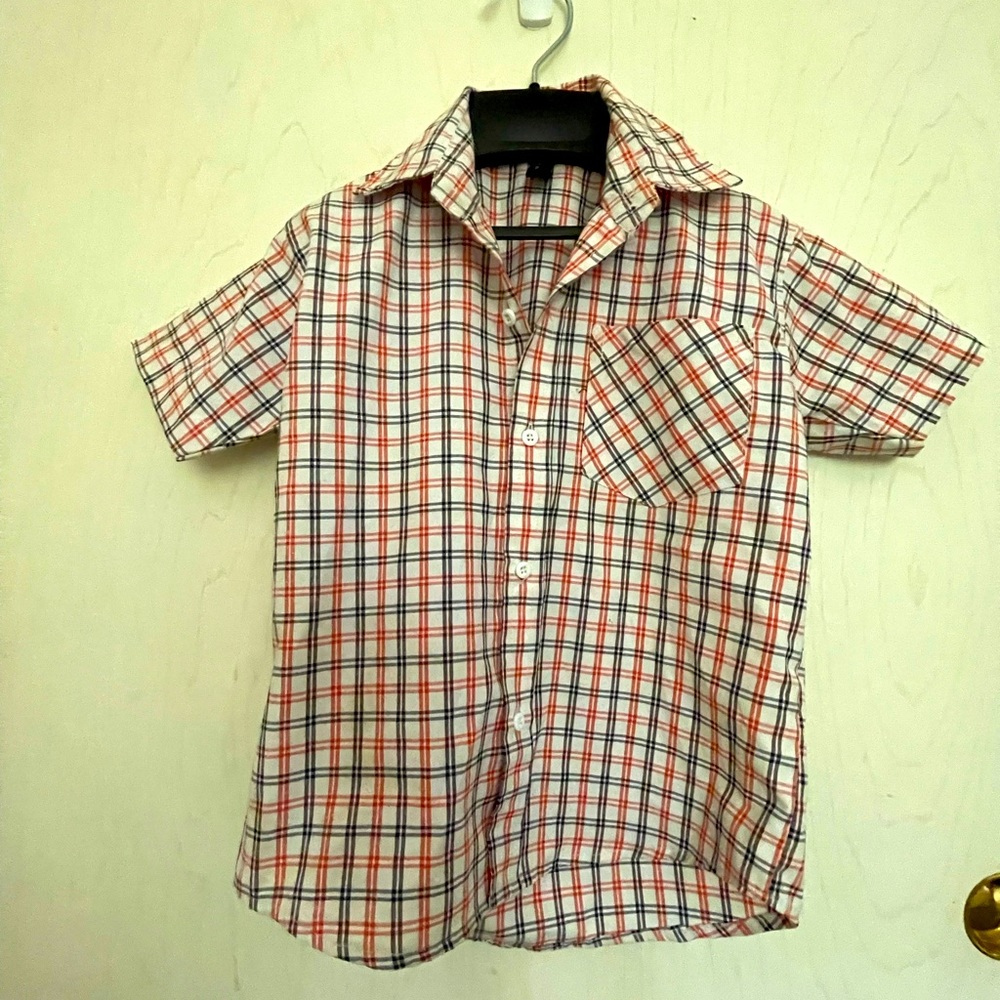 Boys short sleeve button down.